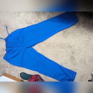 scrub pants blue small size